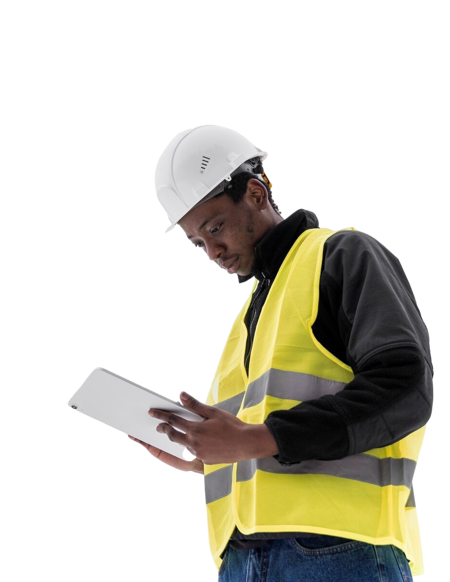 medium-shot-engineer-holding-tablet-outdoors